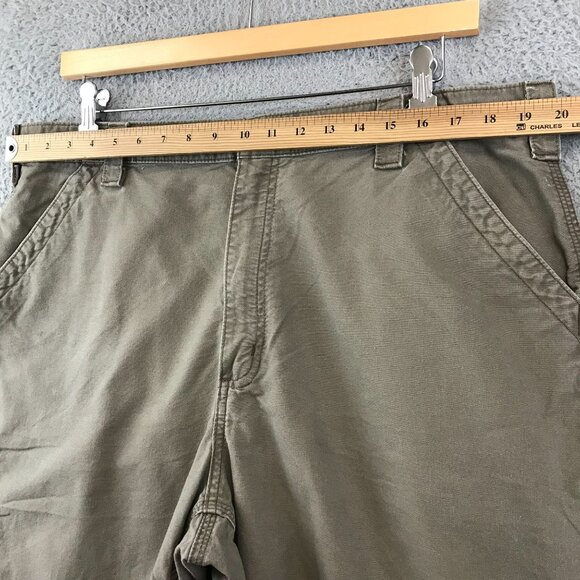Carhartt Mens Cargo Shorts 40 Olive Green Durable Workwear - Picture 5 of 9